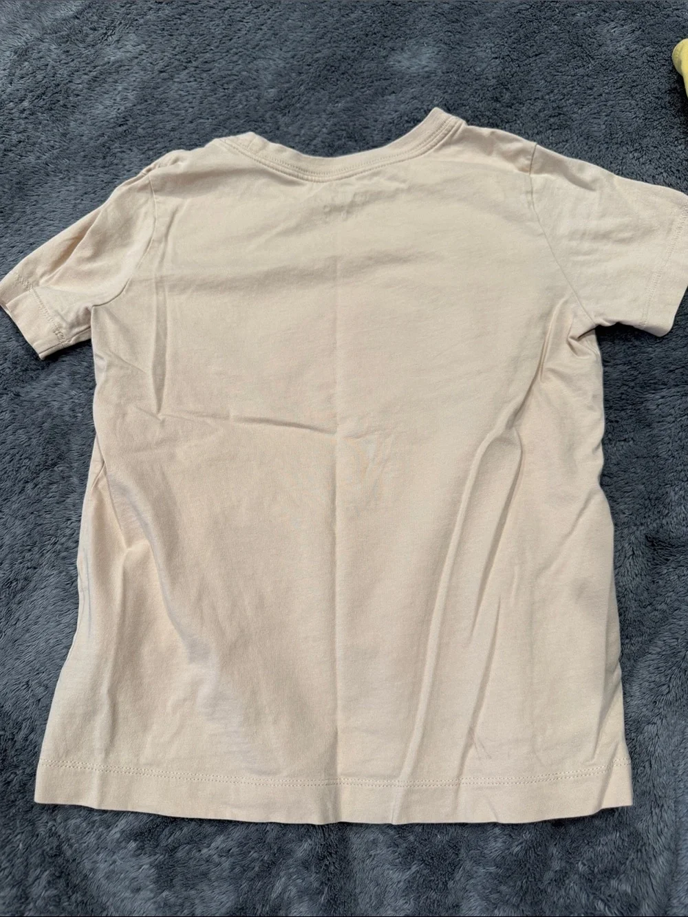 Nike Beige Graphic Tee with Brown & Green Print